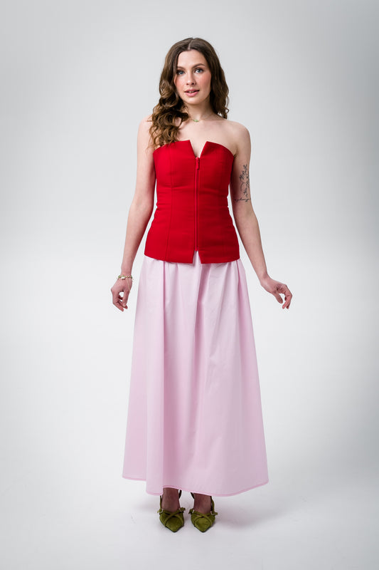 Red corset