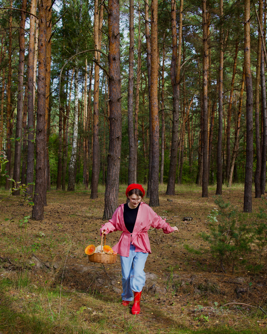 Сорочка червона в клітинку