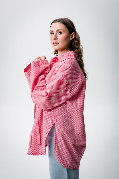 Red checkered shirt